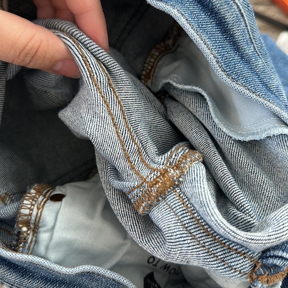 Madewell The Perfect Vintage Jean Size 24 High Waisted Straight Medium Wash - Picture 7 of 7